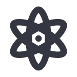 Atom SVG Icon